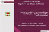 Contraloría del Poder Legislativo del Estado de México ... › pdf › DVM › ... · un “borrador”del manual, con la información que ha sido recopilada y analizada. 6.- Aprobación