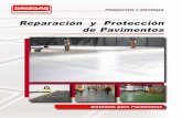 Reparación y Protección de Pavimentos · Revestimiento monocomponente de poliuretano transparente en base disolvente para la protección de pavimentos y superficies interiores frente