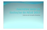 Informe do Consello Directivo › resources › upload › Asemblea_xeral... · 2018-03-05 · Outras accións na web Servizo de difusión dos contidos da web da AELG a través de