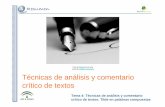 Licencia Creative Commons Técnicas de análisis y comentarioagrega.juntadeandalucia.es/repositorio/08112010/5f/es-an... · 2010-11-08 · Licencia Creative Commons Tema 4: Técnicas