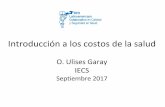 Introducción a los costos de la saludcicsp.org/wp-content/uploads/2017/09/Taller-D-Costos_Calidad_final.… · • Costo Total • Costo Fijo • Costo Variable • Costo Promedio