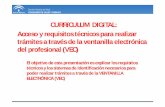 CURRíCULUM DIGITAL: Acceso y ... - Junta de Andalucía · Sistemas admitidos para poder acreditar la identidad. 2.- Cl@ve Cl@ve es una plataforma de verificación de identidades