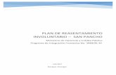 plan de reasentamiento involuntario – SAn pancho · proyecto2 y requiere la presentación de un Plan de Reasentamiento Involuntario (PRI) ... incluyendo procesos de formación de