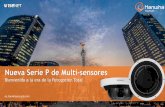 Nueva Serie P de Multi-sensores - Hanwha · • Finalizando con cámaras Panorámicas de 7.3 hasta 15MP con cobertura máxima de 270. • Hanwha Techwin brinda un Line up de cobertura