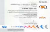 Certificado E511/9314 - Emgrisa › ... › 20.01.31-CE-OHSAS_18001.2007-ES11.… · Este certificado es válido desde 31 de enero de 2017· hasta 31 de enero de 2020. Edición 3.