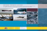 Informe Técnico A-02/2009 | Investigación del hundimiento ......Investigacion del hundimiento de la gabarra de consumos SAVINOSA en aguas del Puerto de Tarragona, el 9 de septiembre