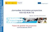 Jornadas iniciales proyectos KA102-KA116sepie.es › doc › comunicacion › jornadas › 2016 › 23_junio › 2...Servicio Español para la Internacionalización de la Educación