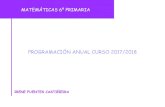 PROGRAMACIÓN ANUAL CURSO 2017/2018 · 2020-06-06 · Programación 6º Primaria Curso 2017/2018 Ceip Cabada Vázquez 6º MT 6º-MTB1.4.2 - Desenvolve e aplica estratexias de razoamento