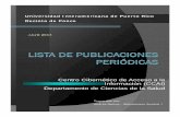 Universidad Interamericana de Puerto Rico Recinto de Ponceponce.inter.edu/cai/Lista_Publi_Periodica-abril2013.pdf · completa (autor, título, nombre de la publicación, fecha, páginas)