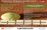 Cartel Semana Santa 2019 - En Pista Sports. Escuela de Alto Rendimiento de … · 2014-08-31 · partidos de los jugadores. PRESUPUESTO FINAL EN FUNCIÓN DE LOS JUGADORES INSCRITOS.