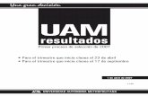 admision.uam.mx · 2 Primer proceso de selección de 2007 • 1 de abril de 2007 Lista de folios Aspirantes no seleccionados Aspirantes seleccionados La Universidad Autónoma Metropolitana