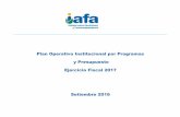 Plan Operativo Institucional por Programas y Presupuesto 2020-01-22آ  El Plan Operativo Institucional