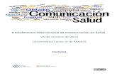 II Conferencia Internacional de Comunicación en Salud 23 ... · II Conferencia Internacional de Comunicación en Salud Madrid, 23 octubre 2015 . tabaco tradicional o cigarrillos
