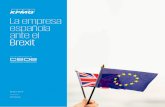 La empresa española ante el brexit › content › dam › kpmg › es › pdf › 2017 › ...12 a epresa española ante el Brexit El Brexit abre un escenario complejo e incierto