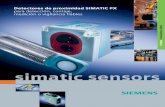 Detectores de proximidad SIMATIC PX para detección ...€¦ · sensores ultrasónicos para materiales más diversos · Detectores fotoeléctricos de proximidad SIMATIC PXO sensores