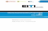 Informe Anual de Gestión y Progreso EITIel cumplimiento del Plan de Acción Nacional 2014 - 2017 y la formulación del Plan de Acción Nacional 2017 - 2019, nueva hoja de ruta para