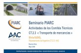 Seminario PIARC - aacarreteras.org.araacarreteras.org.ar/pdfs/webinars/Seminario-web... · Representante de Argentina CT.2.3 AAC Seminario PIARC Actividades de los Comités Técnicos
