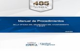 Manual de Procedimientos - H. Ayuntamiento de Puebla › images › transparencia › obl › ... · Manual de Procedimientos de la Oficina del Secretario del Ayuntamiento y Staff