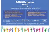 INCMNSZ FONDO covid-19 - FunSaEdFONDO COVID-19 INCMNSZ Te invitamos a donar, para dar atención exclusiva a pacientes con COVID-19. • Para garantizar la atención a los pacientes
