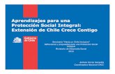 Aprendizajes para una Protección ... - Gobierno de Chile › pdf › upload › Andrea Torres... · CHILE CRECE CONTIGO 1 Abordaremos la primera infancia por completo. 2 Invertiremos