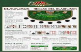 REGLAS DEL BLACKJACK - Casino.esLa jugada máxima del juego y que le da nombre es el BlackJack. Se consigue BlackJack cuando la suma de las dos cartas iniciales es 21 puntos. REGLAS
