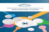 Manual para la gestión del programa de Voluntariado Tutelarfundaciontau.org/wp-content/uploads/2014/12/Manual... · ANEXO XII. Documento de confidencialidad y acceso a datos por