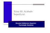Tema III: Acabado Superficial. - UDClim.ii.udc.es/docencia/iin-tecmec/docs/TemaIII.pdf · 2012-06-04 · 3 Estudio del Acabado Superficial La intersección del plano de sección con