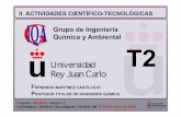 Grupo de Ingeniería Química y Ambientalconsolider-tragua.com/documentos/ALICANTE/PRESENTACIONES...Carbono Orgánico Total 12 mg C·L-1 DQO 19 (125) mg O 2·L-1 DBO 5 6,5 (25) mg