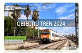 OBJECTIU TREN 2024...2020/06/30  · 3 Els avantatges del ferrocarril 1. Capacitat: Un sol tren pot portar fins a 1.250 viatgers (tren de dos pisos de rodalies). 2. Estalvi energètic.Despesa