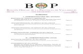 B o de la P de v · Núm. 110 Lunes, 16 de mayo de 2011 Pág. 1 Boletín oficial de la Provincia de valladolid cve-BOPVA-B-2011-110 cve-BOPVA-S-2011-110 SUMARIO I.–ADMINISTRACIÓN