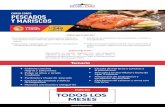 PESCADOS Y MARISCOS - Intur Perú · Las recetas tradicionales con pescados y mariscos y las técnicas más modernas para obtener deliciosos platos. Desarrollar habilidades para conocer
