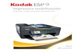 Puma UG ESP 9 · 2012-04-29 · Contenidos iv Guía del usuario de la impresora Kodak ESP 9 Marcación de números de fax en el panel de control . . . . . . . . . . . . . . . . .