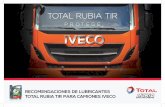 TOTAL RUBIA TIRressources.total.com/websites/total_es/Folleto_IVECO_08...P R OT EG E Si uso combinado con lubricantes TOTAL FUEL ECONOMY para motores, cajas de velocidades y ejes.