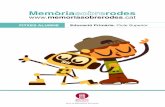 Memòria rodesmemoriasobrerodes.cat/pdfs/Fitxes-Alumnat-MemoriaSobreRodes15… · Memòria. rodes. www. memoria. sobrerodes.cat. Gerència de Serveis de Biblioteques de la Diputació
