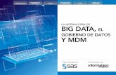 LA INTERACCIÓN DE BIG DATA, EL GOBIERNO DE DATOS Y MDM · integración del big data en su marco de TI existente . Es cierto, los volúmenes más grandes de datos son la norma. Y