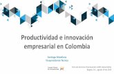 Productividad e innovación empresarial en Colombia · Descomposición del crecimiento del PIB (% promedio) Colombia y países de referencia, 2000-2018 Un crecimiento de la PTF equivalente