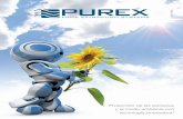 PUREX - Sumindustria.es€¦ · Purex cuenta con la experiencia, los productos y la infraestructura de apoyo para poder asegurar que: •Se especifique la máquina correcta desde