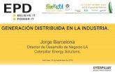 GENERACIÓN DISTRIBUIDA EN LA INDUSTRIA.ejkrause.com.mx/thegreenexpo.com.mx/2015/memogreen/... · ¿Qué es Generación Distribuída? Centrales de Generación de Energía Consumidores