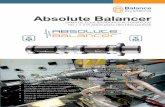 Absolute Balancer - Balance Systems€¦ · HMI del constructor de la rectificadora. Como complemento de la configuración está disponible un software VM25-Service en entorno PC