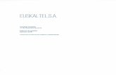 Euskaltel - Particulares - TV, Internet fibra óptica ... · sociedades de acuerdo con la legislación vigente, encontrándose obligada a la presentación de cuentas anuales consolidadas