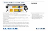 FICHA TÉCNICA SureColor SC-F6200 (hdK) · 2019-05-17 · Para proporcionar resultados de calidad superior y garantizar que todo funciona en armonía, la SC-F6200 ofrece a los usuarios