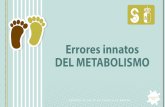 Servicio de Salud de Castilla-La Mancha...2015/07/01  · Errores innatos del metabolismo En Castilla La Mancha existe un programa de detección precoz de enfermedades endocrinas y
