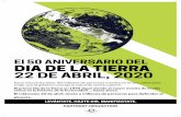 El 50 ANIVERSARIO DEL DIA DE LA TIERRA 22 DE ABRIL, 2020...el 50 aniversario del dia de la tierra 22 de abril, 2020. created date: 2/18/2020 12:57:42 pm ...