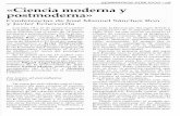 «Ciencia moderna postmoderna»recursos.march.es/culturales/documentos/conferencias/... · 2016-11-21 · «Ciencia moderna y postmoderna» Conferencias de José Manuel Sánchez Ron