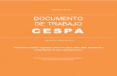 DOCUMENTO DE TRABAJO CESPA...caracterizó la situación argentina a la salida del conflicto condicionó la evolución de la ... previa en decadencia, cambiando la dinámica de acumulación