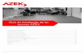 Guía de instalación de las tarimas AZEK · Asegúrese de fijar los extremos de las plataformas, las uniones o los empalmes a la construcción o a la estructura de manera segura