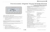 Termostato Digital Serie TF428/TF418 · Clase de protección contra sacudidas eléctricas Clase II Clase del software de control electrónico Clase A Tensión nominal de impulso: