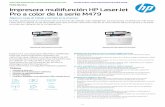 Características Impresora HP M479 Mfp · 2019-09-19 · Ficha técnica | Impresora multifunción HP LaserJet Pro a color de la serie M479 Accesorios, suministros y soporte Consumibles