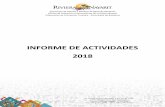 INFORME DE ACTIVIDADES 2018 - rivieranayarit.com.mx · Av. Paseo de los Cocoteros # 55, Local 2112, Centro Empresarial Nuevo Vallarta, Nuevo Vallarta, Nayarit, CP 63732 Tel: (322)
