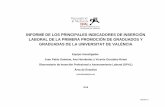 INFORME DE LOS PRINCIPALES INDICADORES DE INSERCIÓN ... · edición 2 . informe de los principales indicadores de inserciÓn laboral de la primera promociÓn de graduados y graduadas